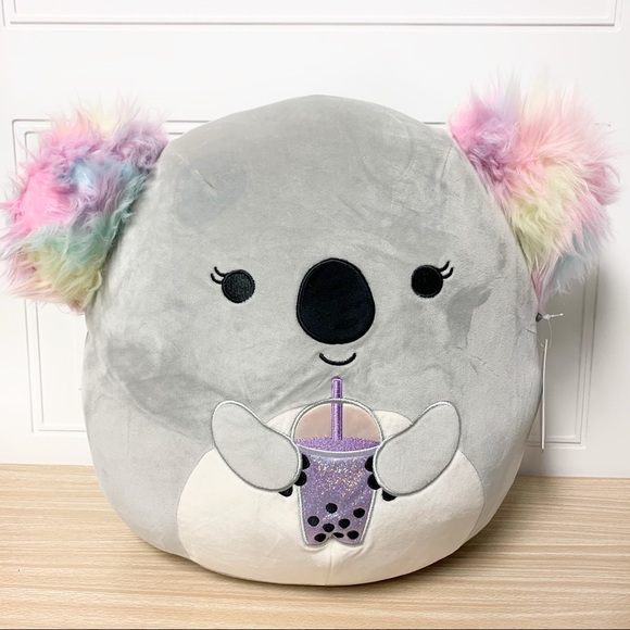 blue stuffed panda bear